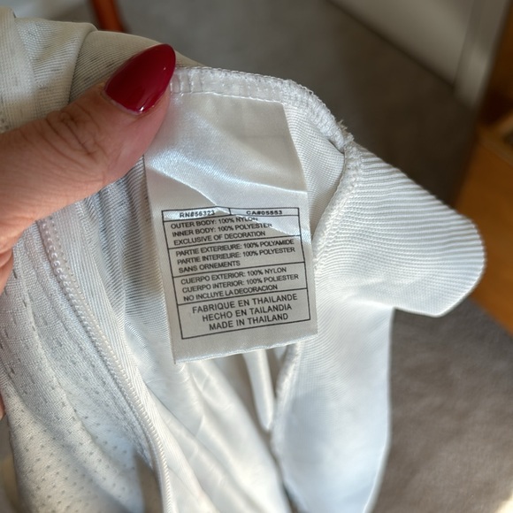 Vintage Nike rare white blue orange nylon polyester athletic jacket size XL - Picture 10 of 10